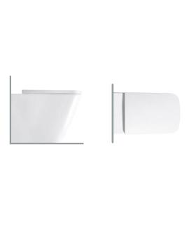 Hatria floor-standing WC BIANCA series flush with the wall 36X52,5 universal drain