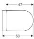 Wc sospeso Geberit serie Icon