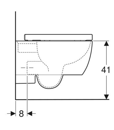 Wc sospeso Geberit serie Icon