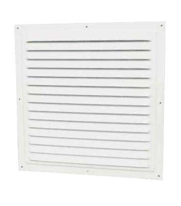 Grille carrée Tecnosystemi GMP en métal blanc