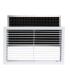 Tecnosystemi return grille with removable filter