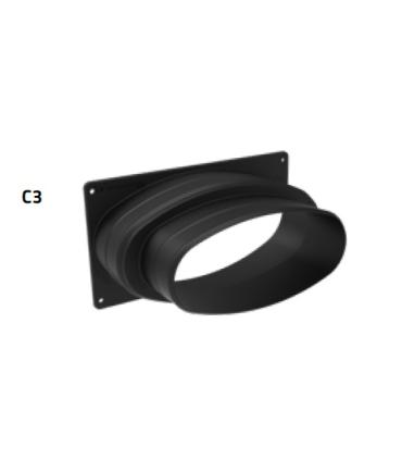Tecnosystemi oval collar ring for plenum mod. C3