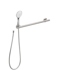 Linear handle with left shower support Ponte Giulio Ada series