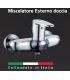 Mitigeur de douche externe série M'amo Brera