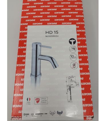 Ducati HD15 basin mixer without waste