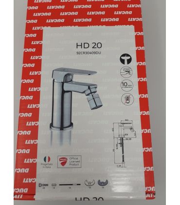 Ducati HD20 Bidet mixer without waste