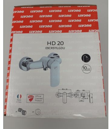 Ducati HD20 external shower mixer 1/2"