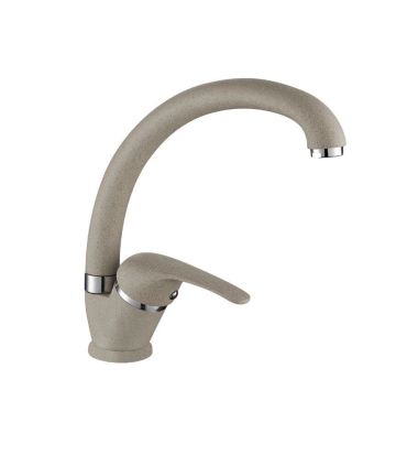 Single hole kitchen mixer with high spout M'amo Sei series