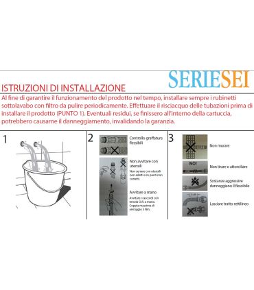 Miscelatore cucina monoforo  M'amo serie Sei