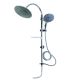Shower rod with 250 shower head and 3-jet hand shower M'amo Margherita series