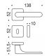 Colombo Design ONEQ CC21R Handle RED C07 52 by 52