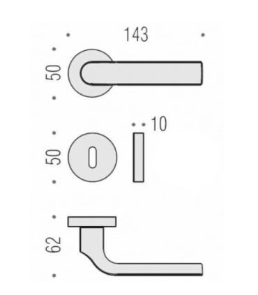 Colombo Design Handle META KG11R MAT