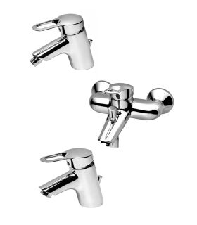 Ideal Standard Set rubinetteria Ideal Standard con lavabo bidet ed esterno vasca