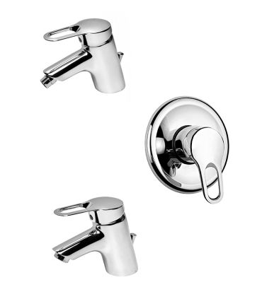 Set rubinetteria Ideal Standard con lavabo bidet e incasso doccia