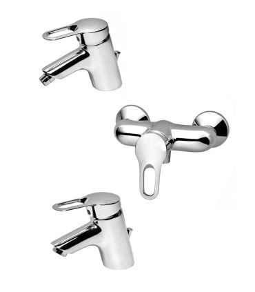 Ideal Standard Set rubinetteria Ideal Standard con lavabo bidet e esterno doccia