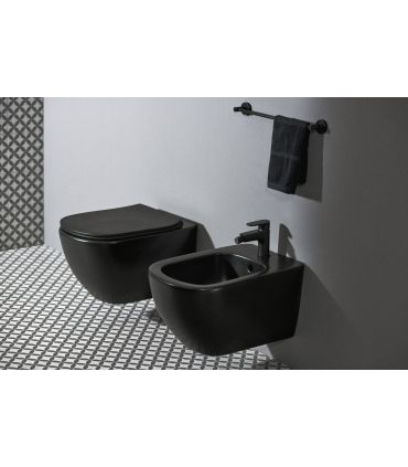 Vaso wc sospeso Ideal standard Tesi Aquablade con sedile slim