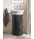 Meuble sous-vasque Duravit Tulipe blanche WT4239