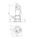 Pompa sommergibile Grundfos Unilift AP con galleggiante