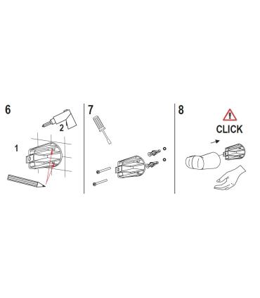 Mitigeur de bain externe série M'amo Sei