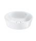 Lavabo consolle Duravit, White Tulip, 2365500070 con trattamento WonderGliss