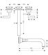 Hansgrohe Traditional tap wall hung Washbasin axor raindance 39315.