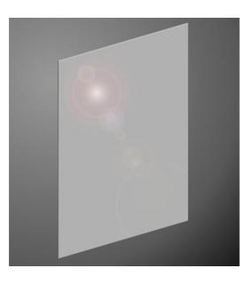 Rectangular reversible mirror Colombo without light gallery