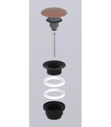 Ceramica Cielo Pil01 Piletta Click-Clack Nero/Matt