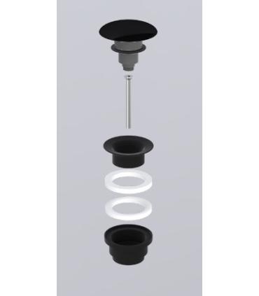 Ceramica Cielo Pil01 Piletta Click-Clack Nero/Matt