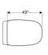 WC suspendu Geberit Citterio Rimfree