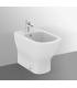 Bidet Ideal Standard Tesi T3540 dos au mur 55X36 monotrou