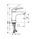 Hansgrohe Logis E 100 basin mixer