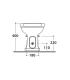 Bidet a pavimento Ceramica Globo serie Paestum monoforo