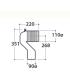 Ceramica Globo Va093 Curva Tecnica 12-15 Per Vaso