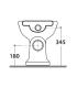 Ceramica Globo Paestum Pa001 Floor drain WC 58X37