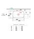 Ceramica Globo T-Edge B6R60 Lavabo Appoggio 60X38
