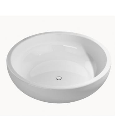 Circular freestanding bathtub Ceramica Flaminia Fonte Fontana