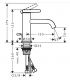 Miscelatore monoforo per lavabo Axor One 48000