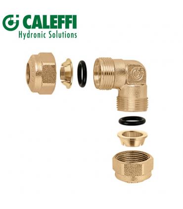 Raccordement courbe Caleffi, pour cuivre