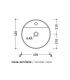 Lavabo au sol Ceramica Flaminia Monotwin MTR42C