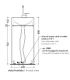 Lavabo au sol Ceramica Flaminia Monotwin MTR42C