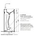 Lavabo au sol Ceramica Flaminia Monotwin MTR42C