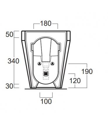 Bidet a pavimento Simas Baden Baden BB04