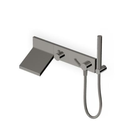 Zucchetti robinetterie Pan Zp8046 partie extérieure mitigeur baignoire-douche avec douchette
