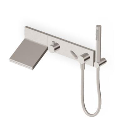 Zucchetti robinetterie Pan Zp8046 partie extérieure mitigeur baignoire-douche avec douchette