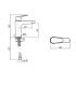 Zucchetti taps Rivo Zrv723 basin mixer without waste 1"1/4