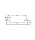 Wall grab rail for bathtub, Grohe collection Essentials Cube