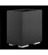 Black waste paper bin Gessi Rettangolo series art.20991