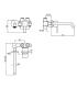 Zucchetti rubinetteria Gill Zgl677 miscelatore Lavabo A Muro 2 fori