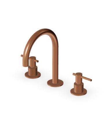 Zucchetti taps Helm Zhl515 3-hole washbasin mixer