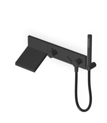 Zucchetti robinetterie Pan Zp8046 partie extérieure mitigeur baignoire-douche avec douchette
